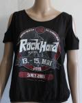 Metal Attack Merch Shop - Rock Hard Festival 2019 - Girlie Shirt Skull Spitze Langarm